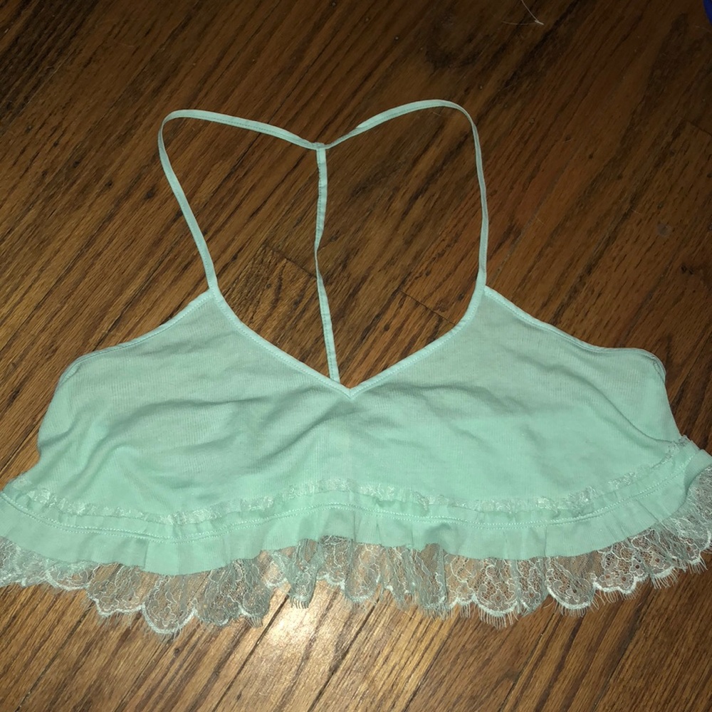 Mint Green Crop Top
